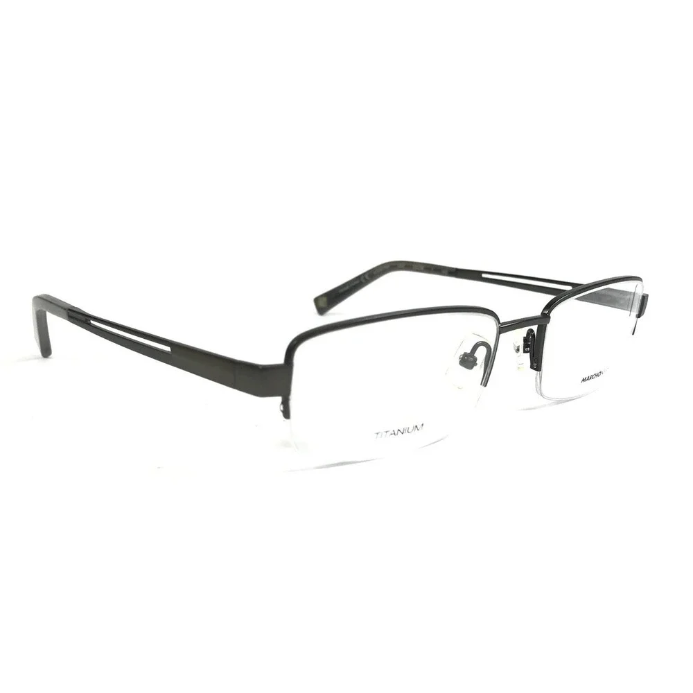 Marchon NYC Eyeglasses Frames EAST SIDE LUDLOW 033 Gunmetal Titanium 53-18-140